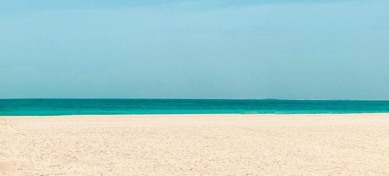 A beach in Dubai