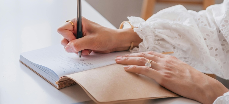 Journaling to track progress