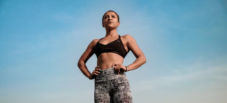 Photograph of a Physically Fit Woman trying to Build an Effective 20-Minute Workout